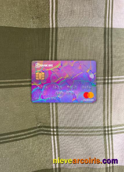 Indonesia Bank Rakyat Indonesia (BRI) mastercard photolook